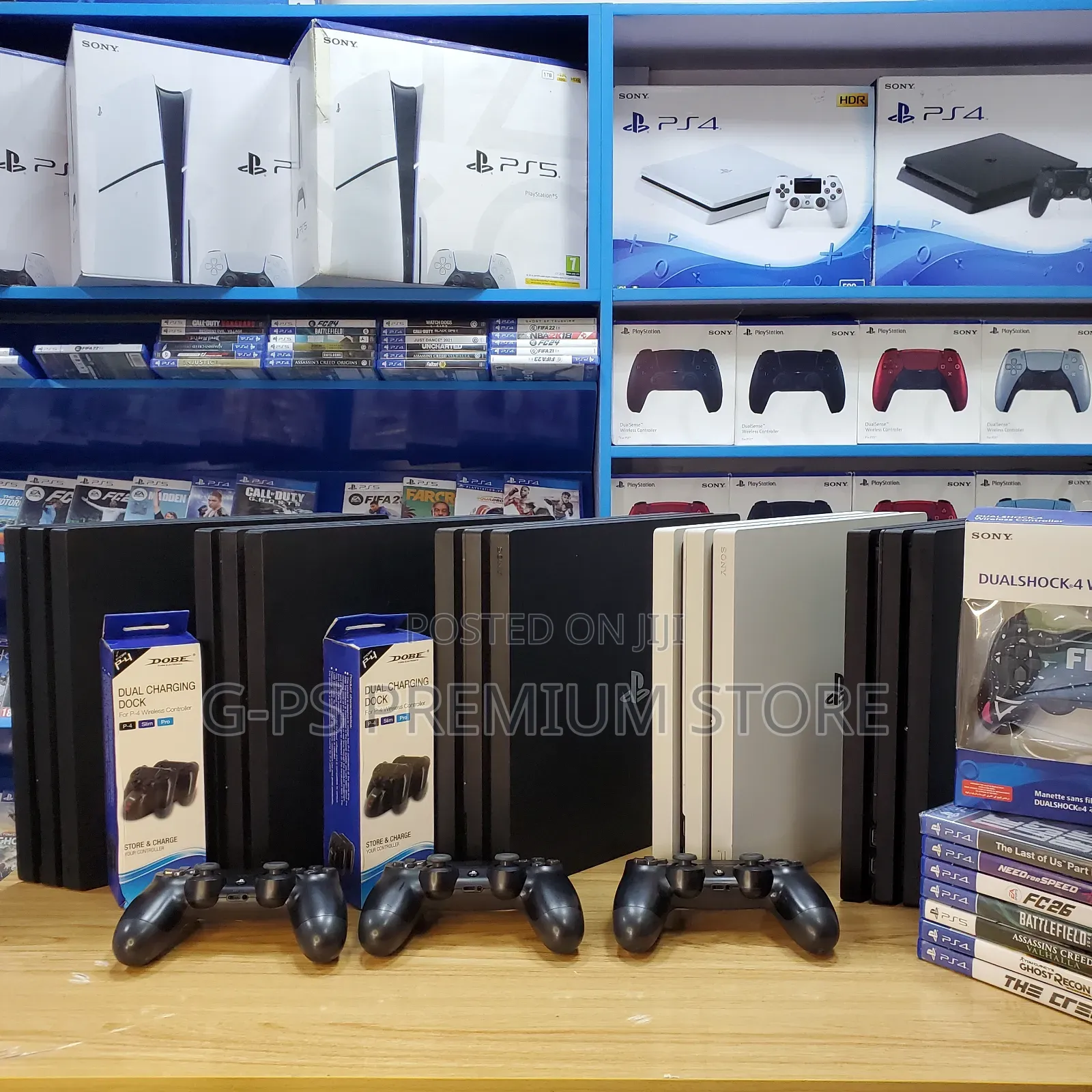 PS4 Pro | ከዱባይ የመጣ | FC 26 + 5 ጌሞች | ዋስትና