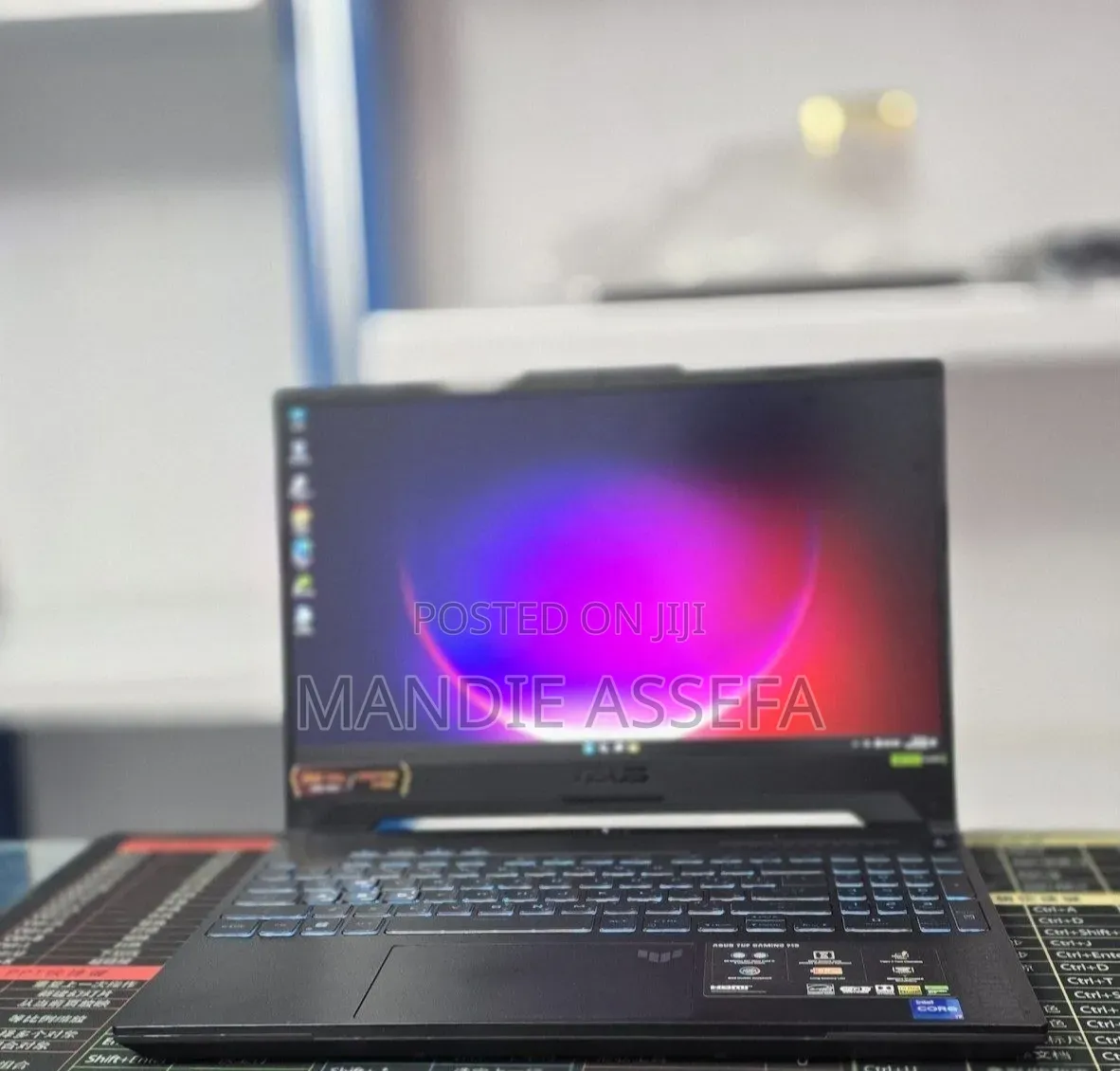 New Laptop Asus TUF Gaming F15 16GB Intel Core i7 SSD 1T