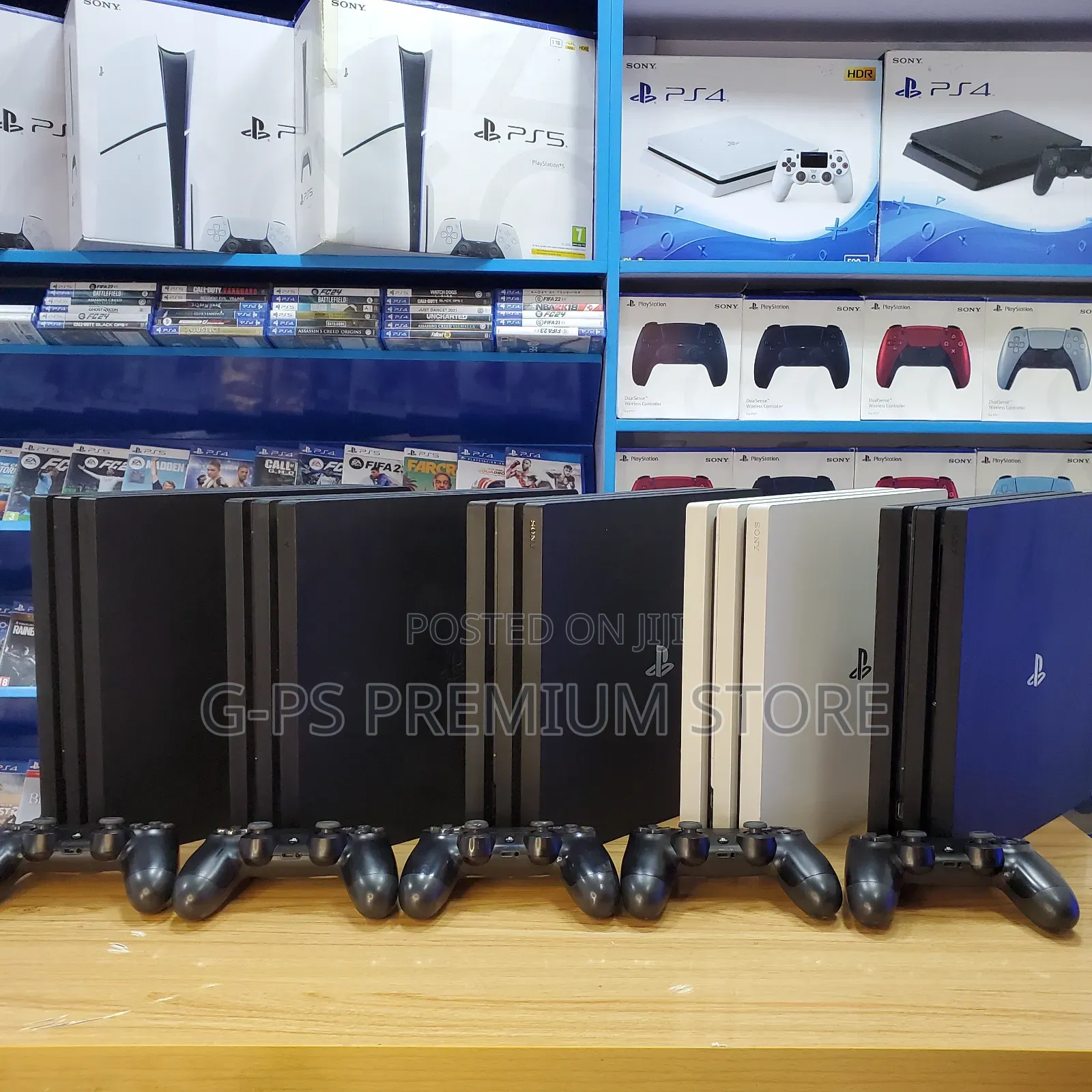  PlayStation 4 Pro | ንፁህና የተፈተነ | 1 Original Joystick