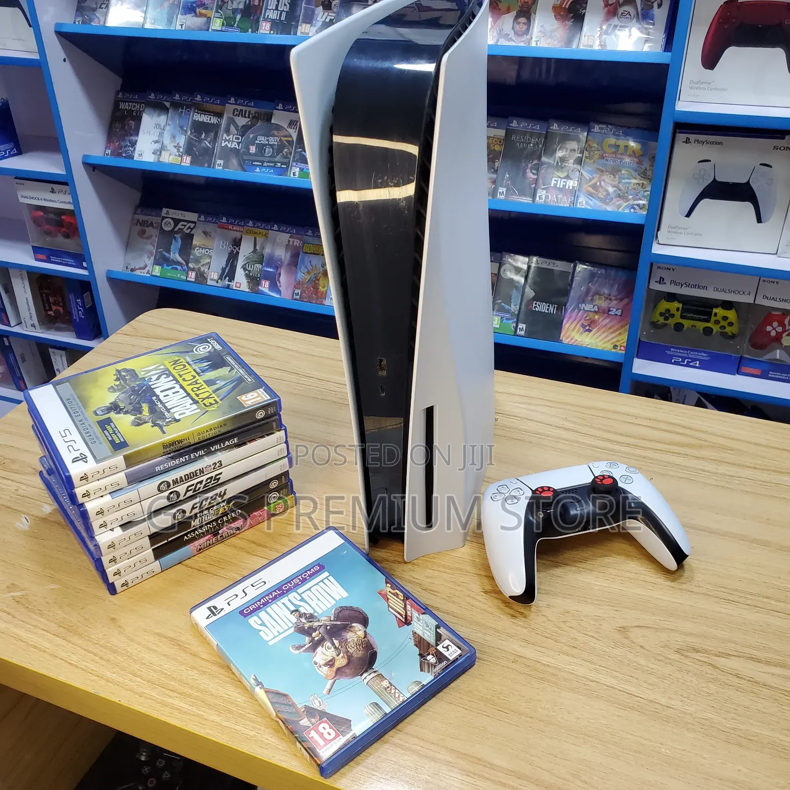 PlayStation 5 Fat | ጥራት ያለው | 1 Original Joystick | የተፈተነ