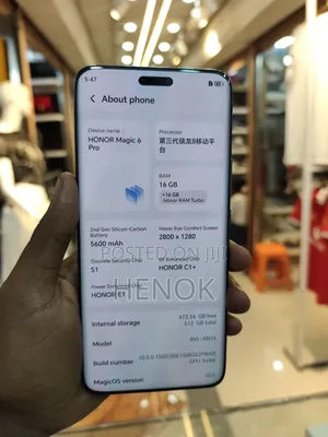 New Honor Magic6 Pro 512 GB Blue