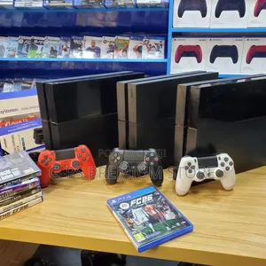 PS4 Fat | 6 ጌሞች የተጫኑበት | ኦሪጅናል Joystick | ዋስትና