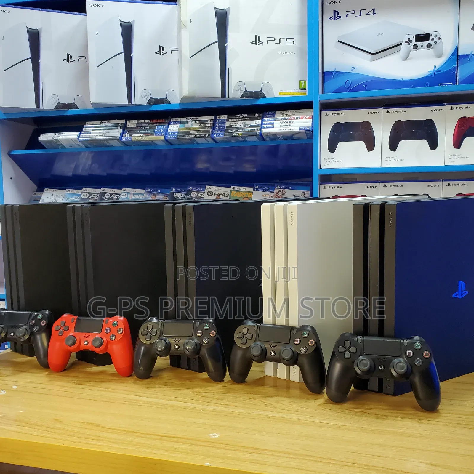 PS4 Pro | 6 ጌሞች የተጫኑበት | ኦሪጅናል Joystick