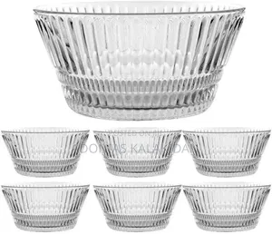 7 Piece Ice Cream Fruit Glass Cup
