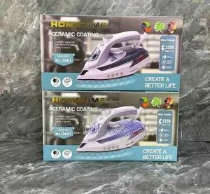 Hometime 2200W Ceramic Coating Steam Iron (Model: EL-2061)