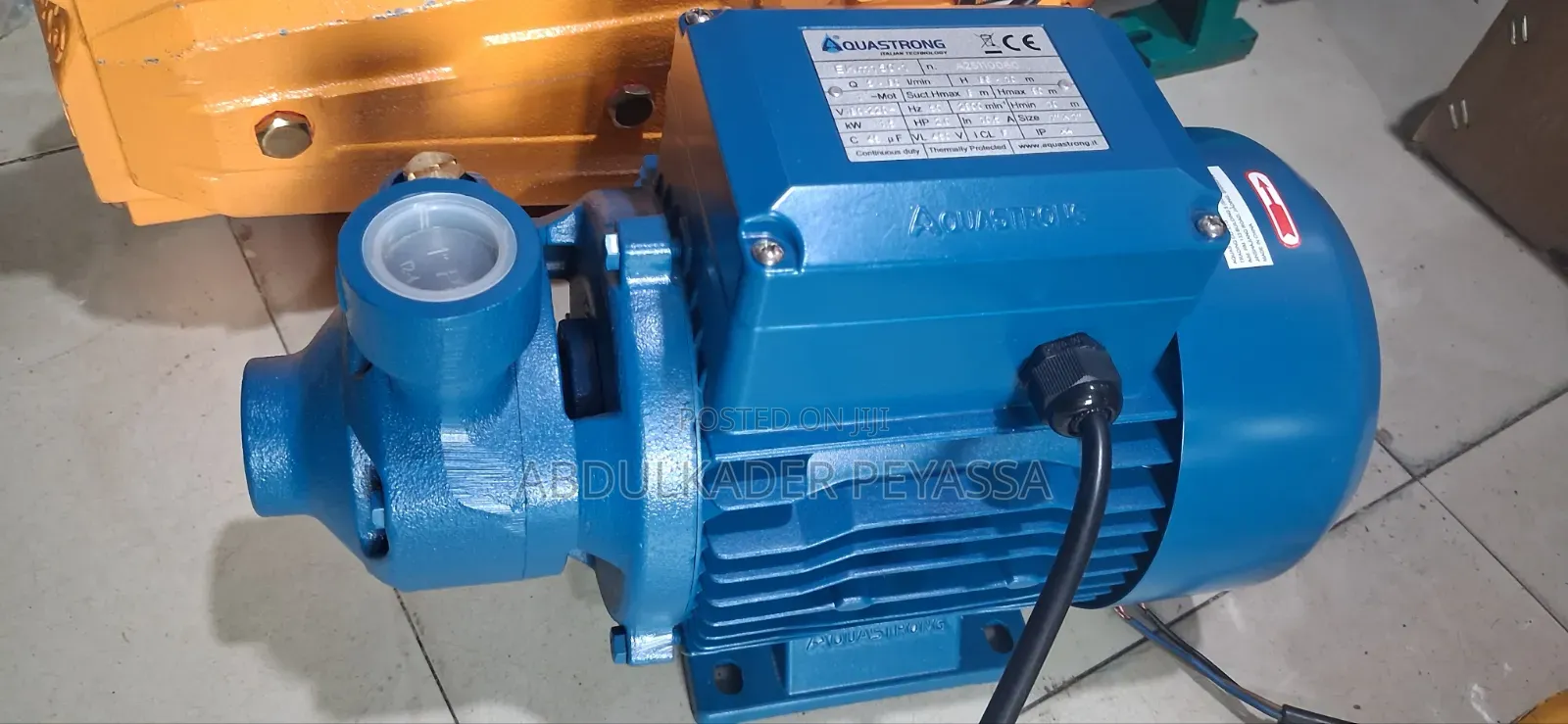 Prepherial Water Pump Aquastrong Italy 2hp