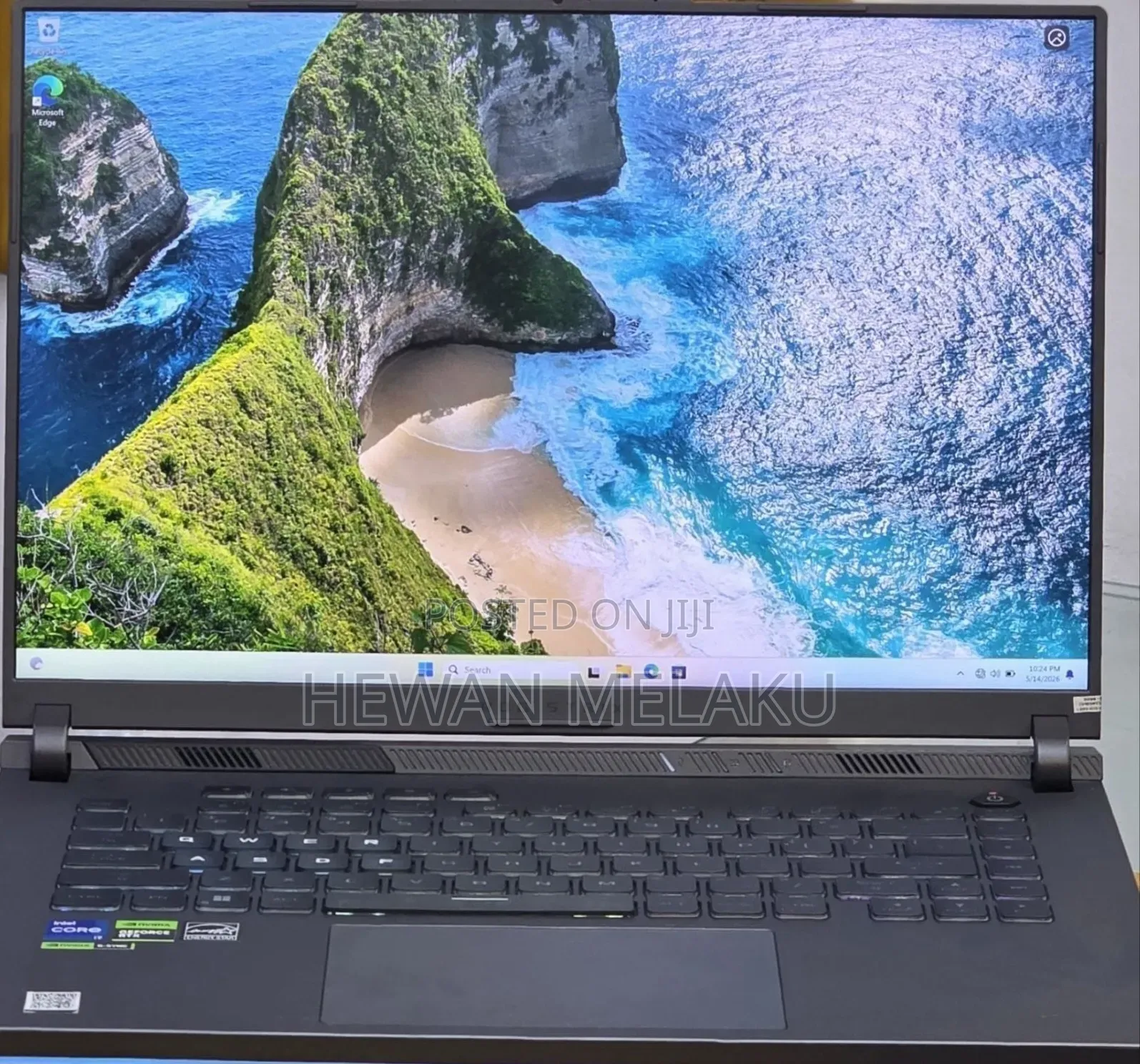 New Laptop Asus ROG Strix G16 G614 16GB Intel Core i7 SSD 1T