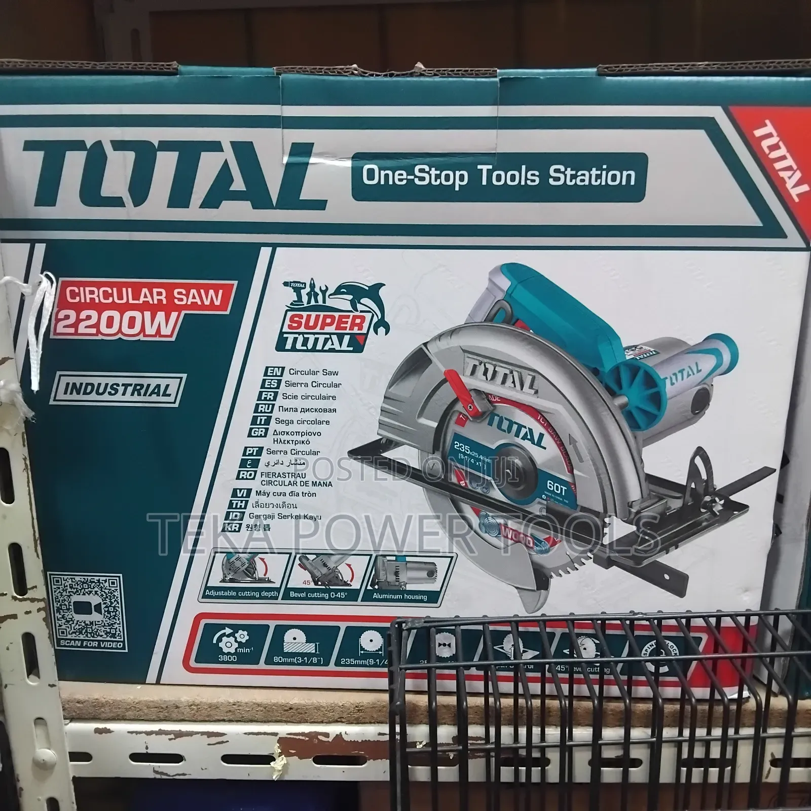 Total Sircular Saw 2200w