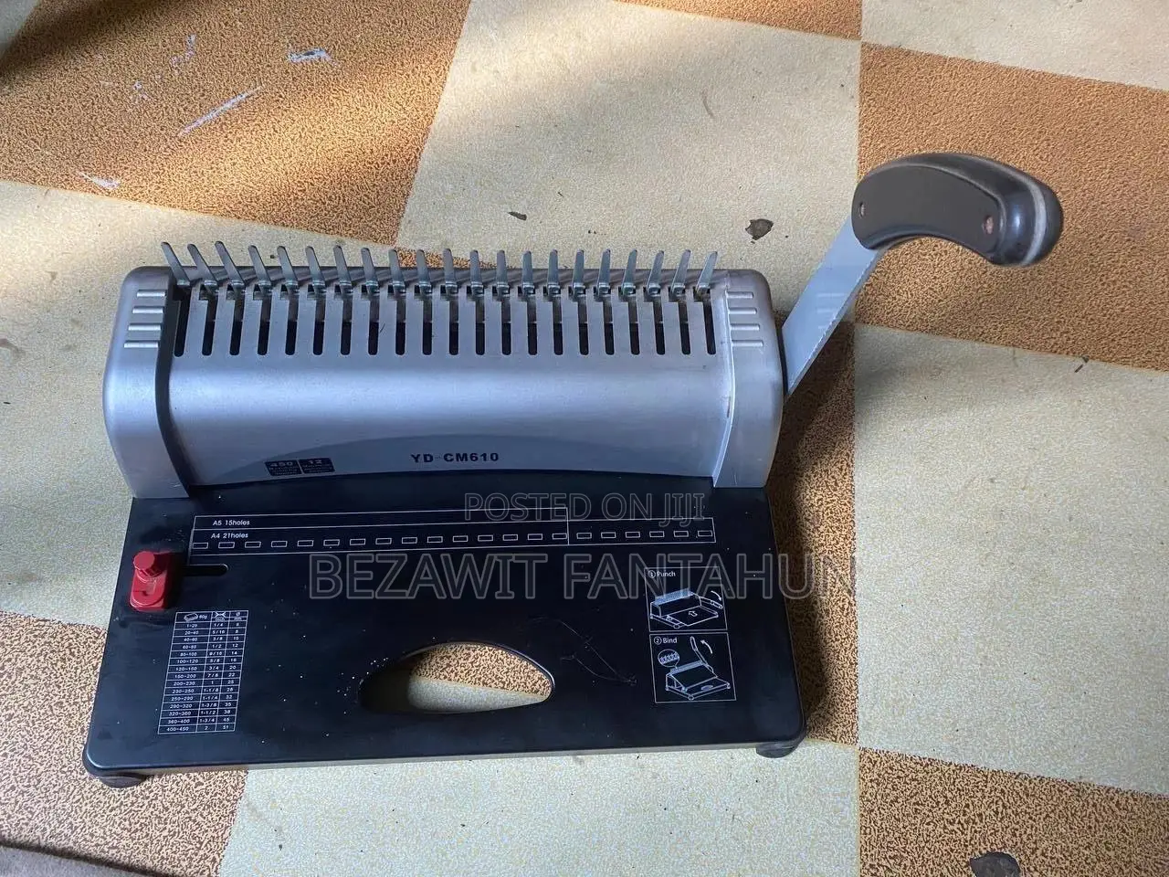Comb Binding Machine