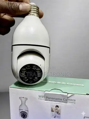 Camera V380 Pro Panoramic Wifi Bulb Security Camera – E27