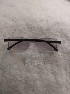 Rimless Anti-Blue Light Reading Glasses – Diamond Cut Eyeglasses.