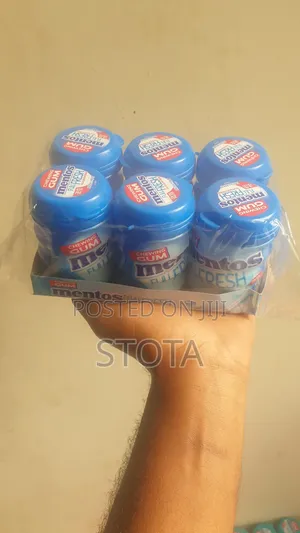 Quality Mentos Gum ማስቲካ, ሜንቶስ Sugar Free 6pc Multi Flavor