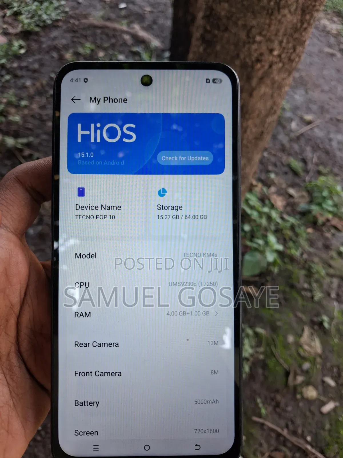 New Tecno Pop 10 64 GB Gray