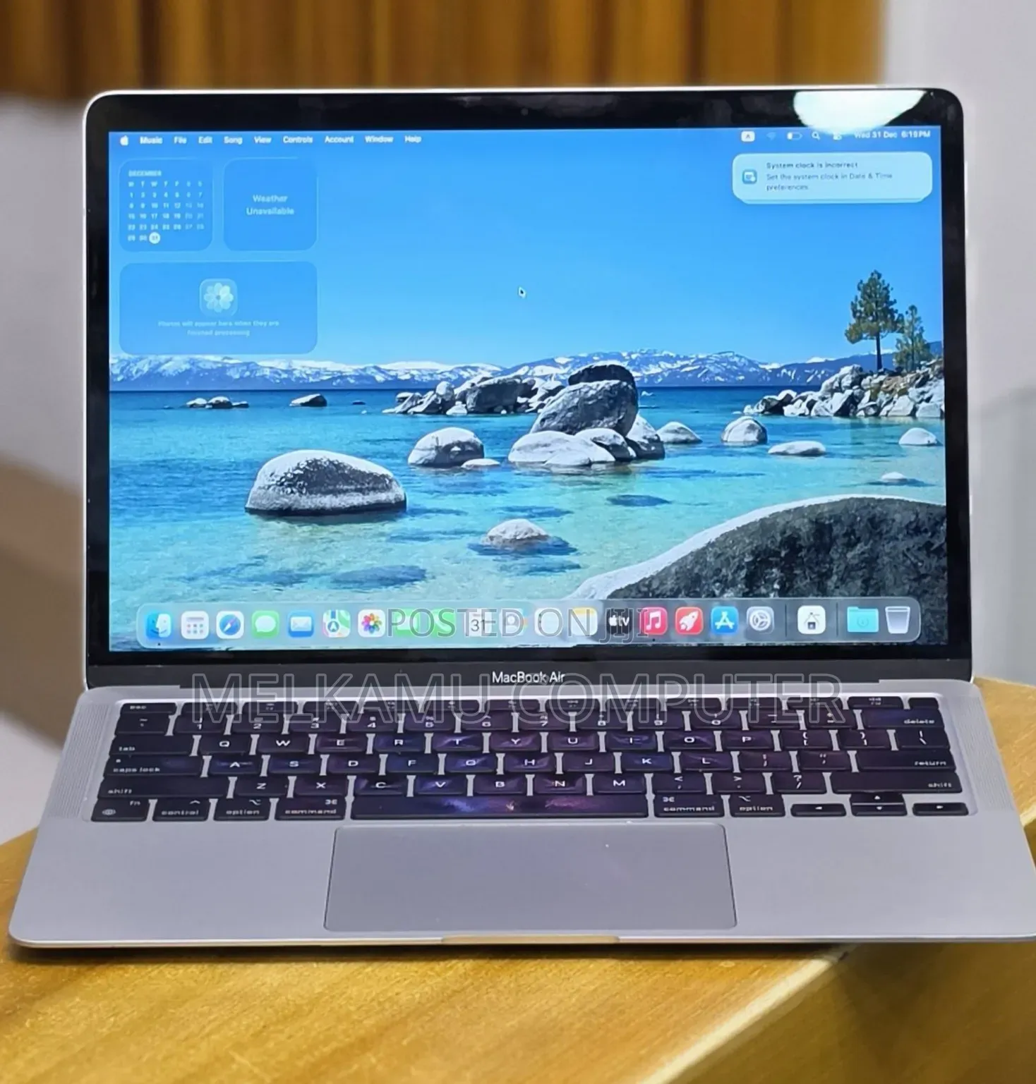 New Laptop Apple MacBook Air 2020 M1 8GB Apple M1 SSD 256GB