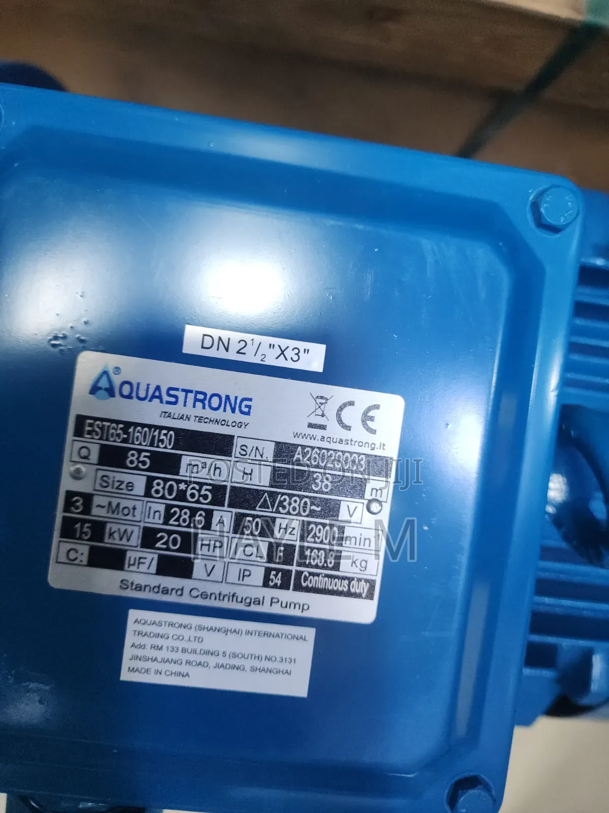 Aquastrong Surface Water Pump 15kw/20hp
