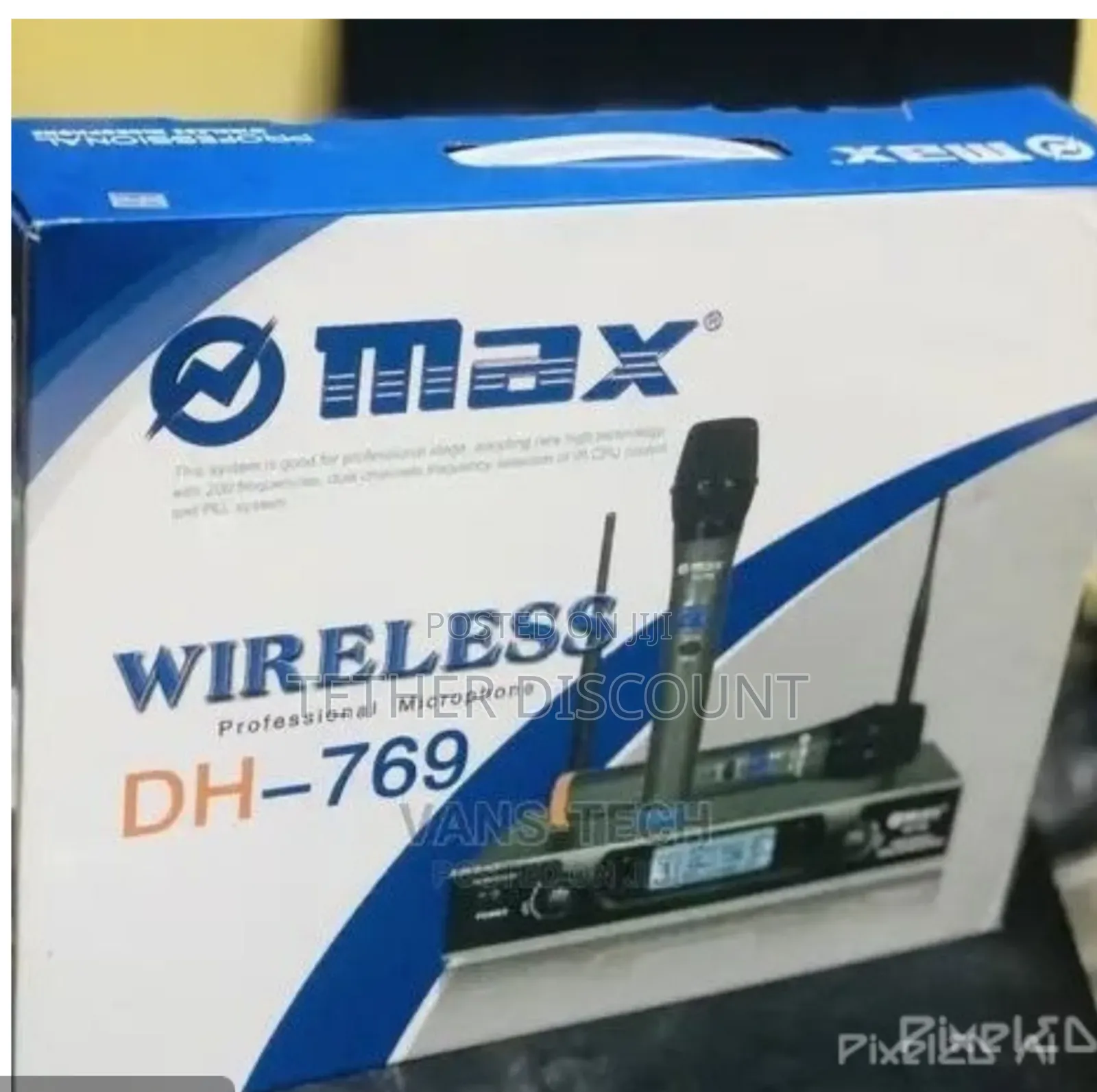 The Omax Max DH-769 Wireless Professional Microphone System