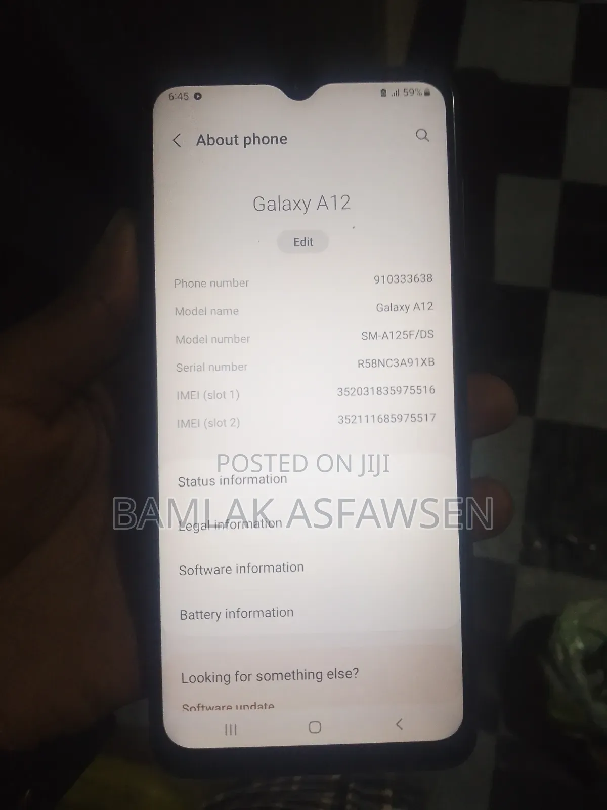 Samsung Galaxy A12 64 GB Black