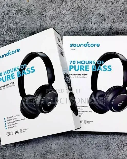 Soundcore H30i Wireless on-Ear Headphones / Headset