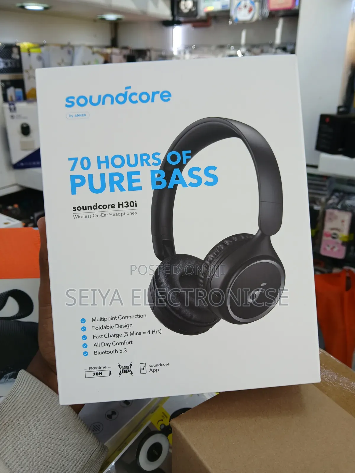 Soundcore H30i Wireless on-Ear Headphones / Headset
