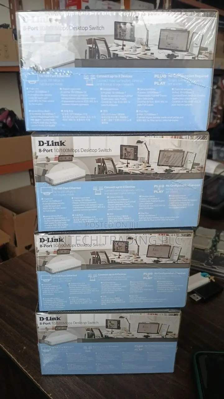 D-Link 8 Port Network Switch