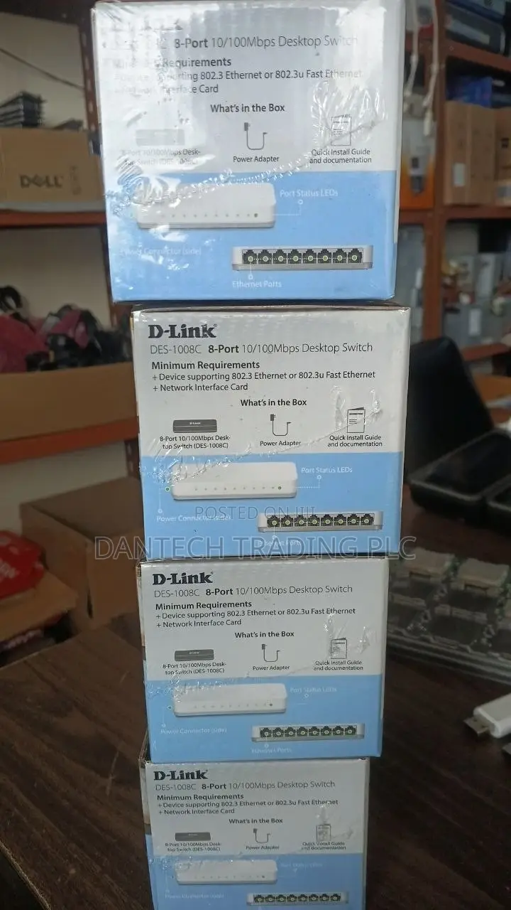 D-Link 8 Port Network Switch
