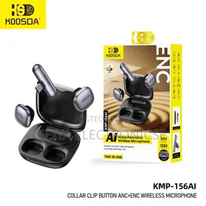 Koosda KMP-156ai Is a 2-in-1 AI Noise-Reduction Wireless Microphone