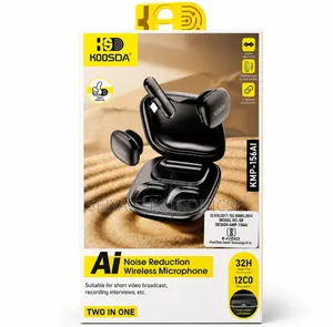 Koosda KMP-156ai Is a 2-in-1 AI Noise-Reduction Wireless Microphone