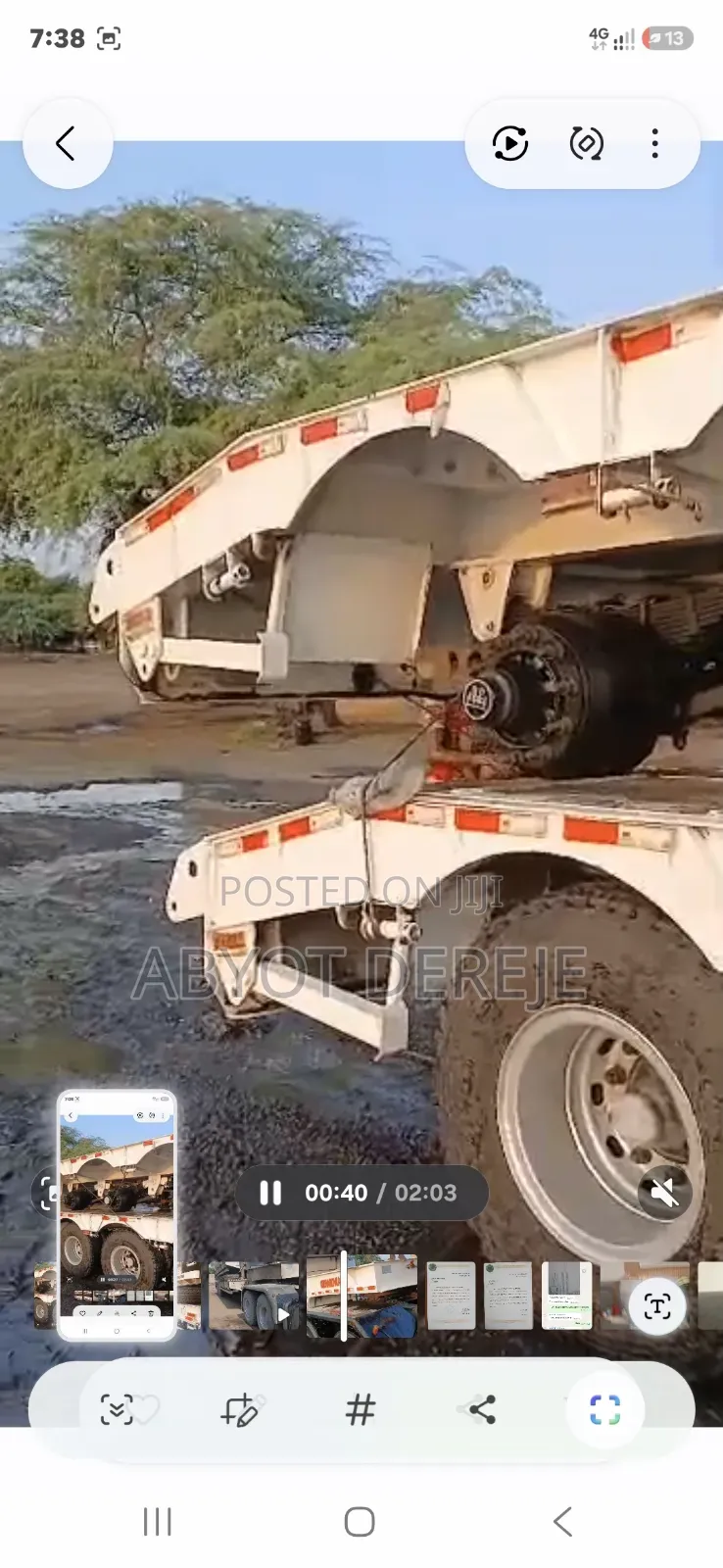 Lowbed Trailer for Sell