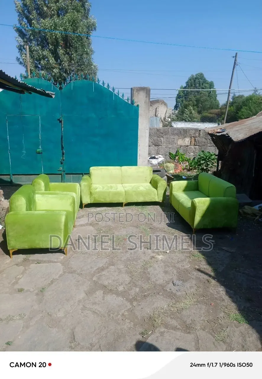 Linen Upholstered Family Couch