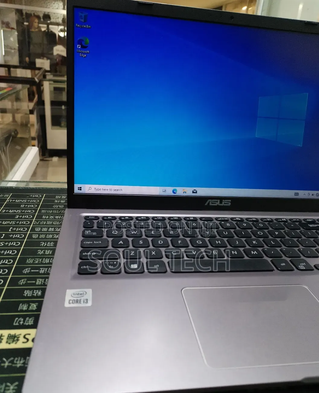 New Laptop Asus Vivobook 15 8GB Intel Core i3 SSD 500GB