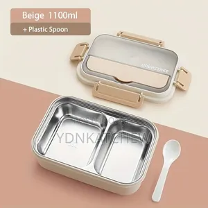 Beduso 2 Layer Stainless Steel Lunch Box Set