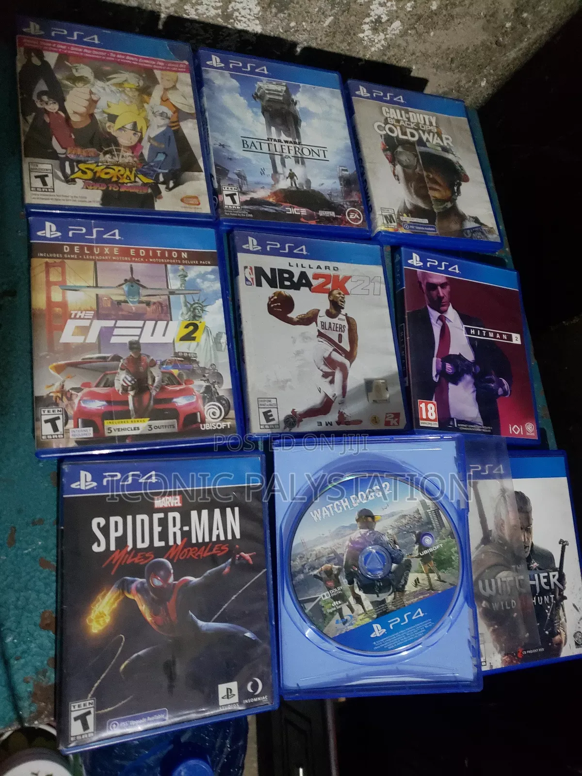 Iconic Palystation Ps4 Cd Games Each