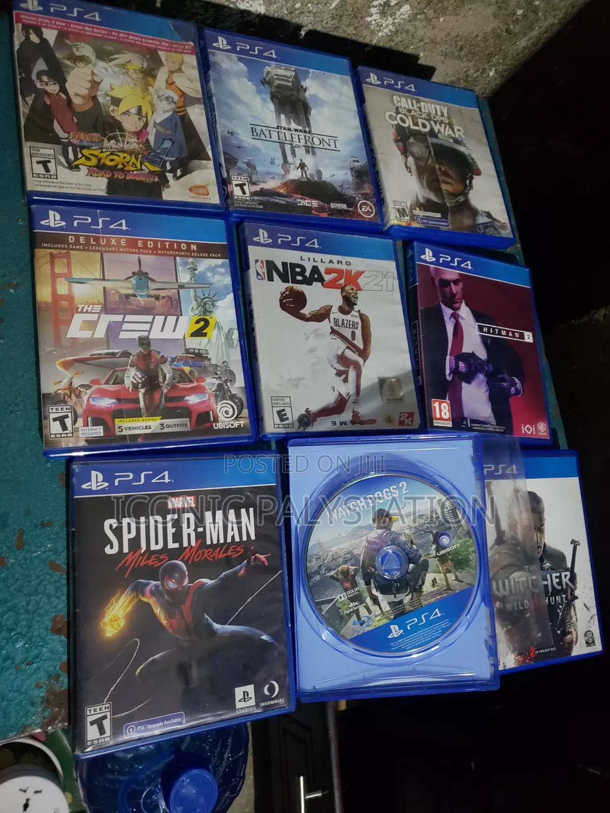 Iconic Palystation Ps4 Cd Games Each