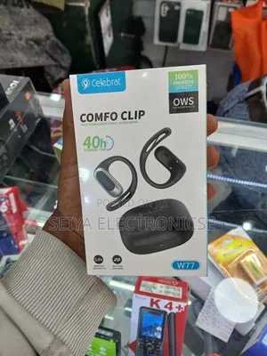 Celebrat W77 Comfo Clip Open-Ear Wireless Earbuds,