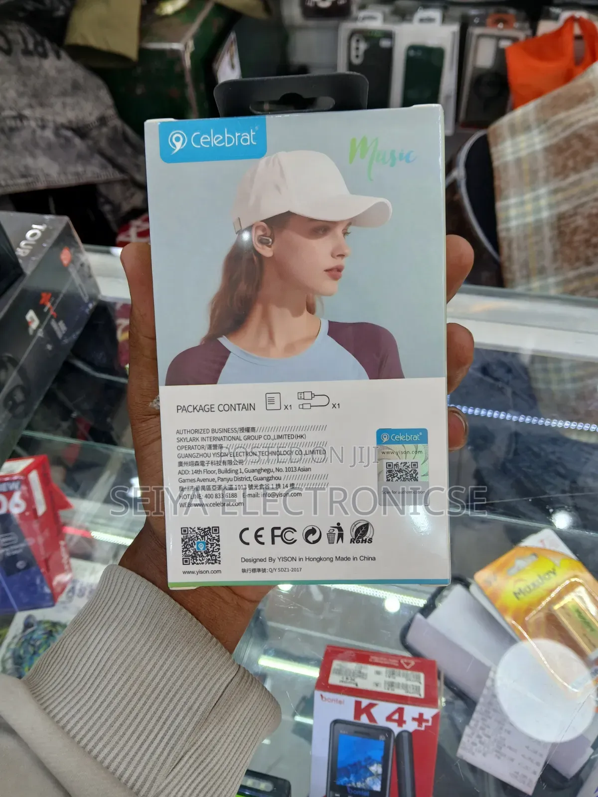 Celebrat W77 Comfo Clip Open-Ear Wireless Earbuds,