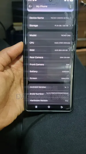 Tecno Camon 40 Pro 5G 256 GB Blue