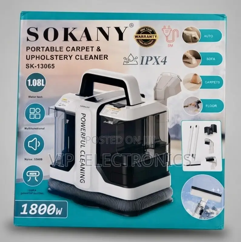 Sokany Portable Carpet 1800W Upholstery Cleaner
