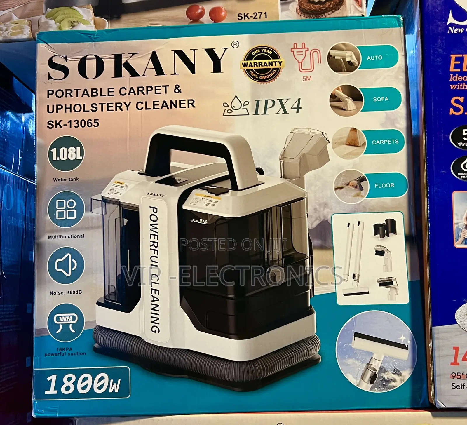 Sokany Portable Carpet 1800W Upholstery Cleaner
