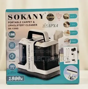 Sokany Portable Carpet Upholstery Cleaner. With 1800W Powerful