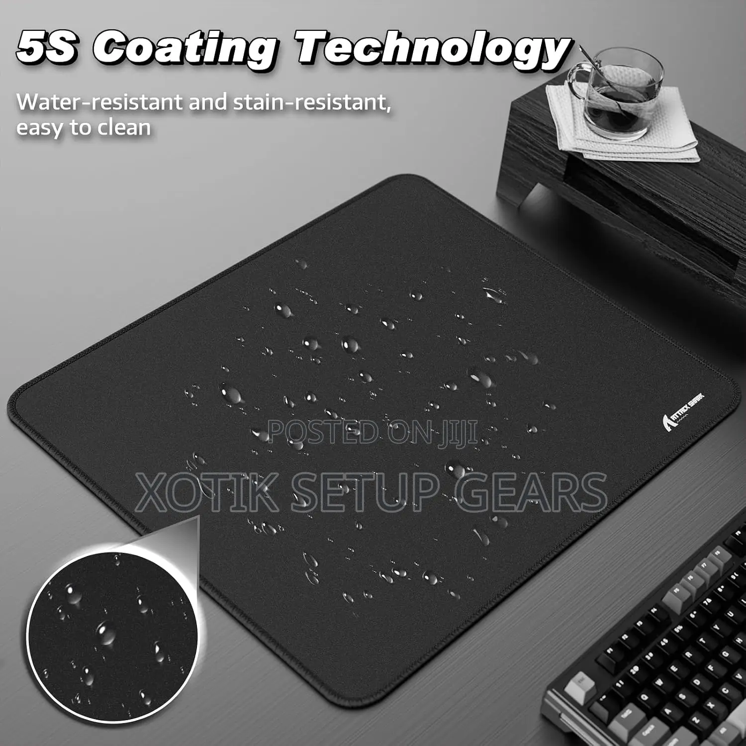 45 X 40 X 0.4 Cm Attack Shark CM02 Esports Mousepad
