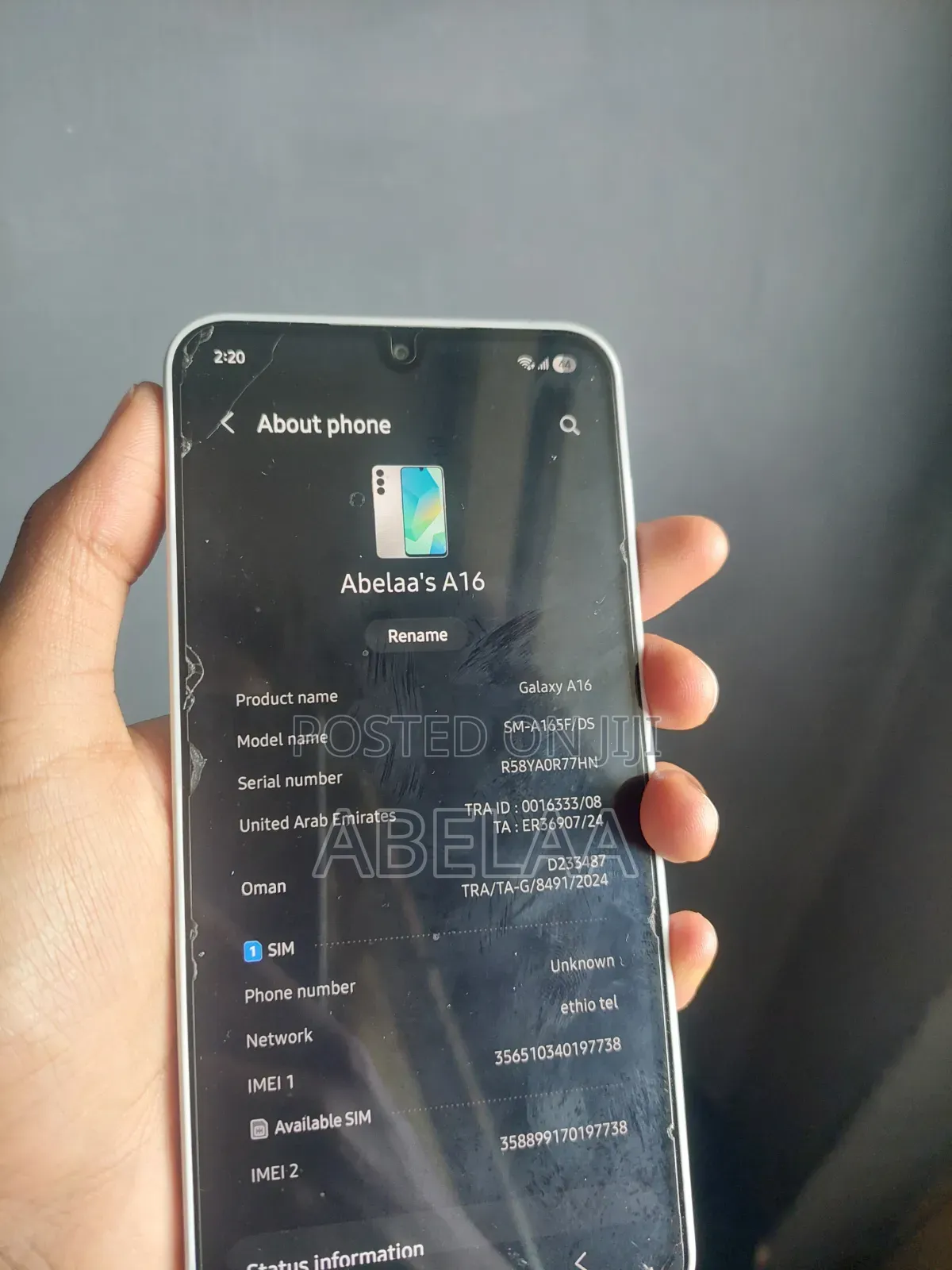 New Samsung Galaxy A16 128 GB White
