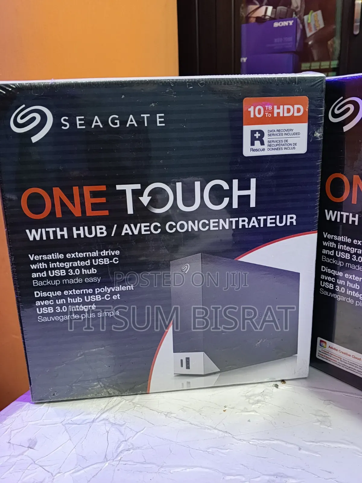 Seagate One Touch Hub 10tbvExternal Hard Drive