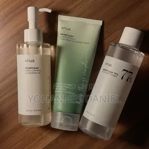 Anua Cleanser and Toners for Night Routine