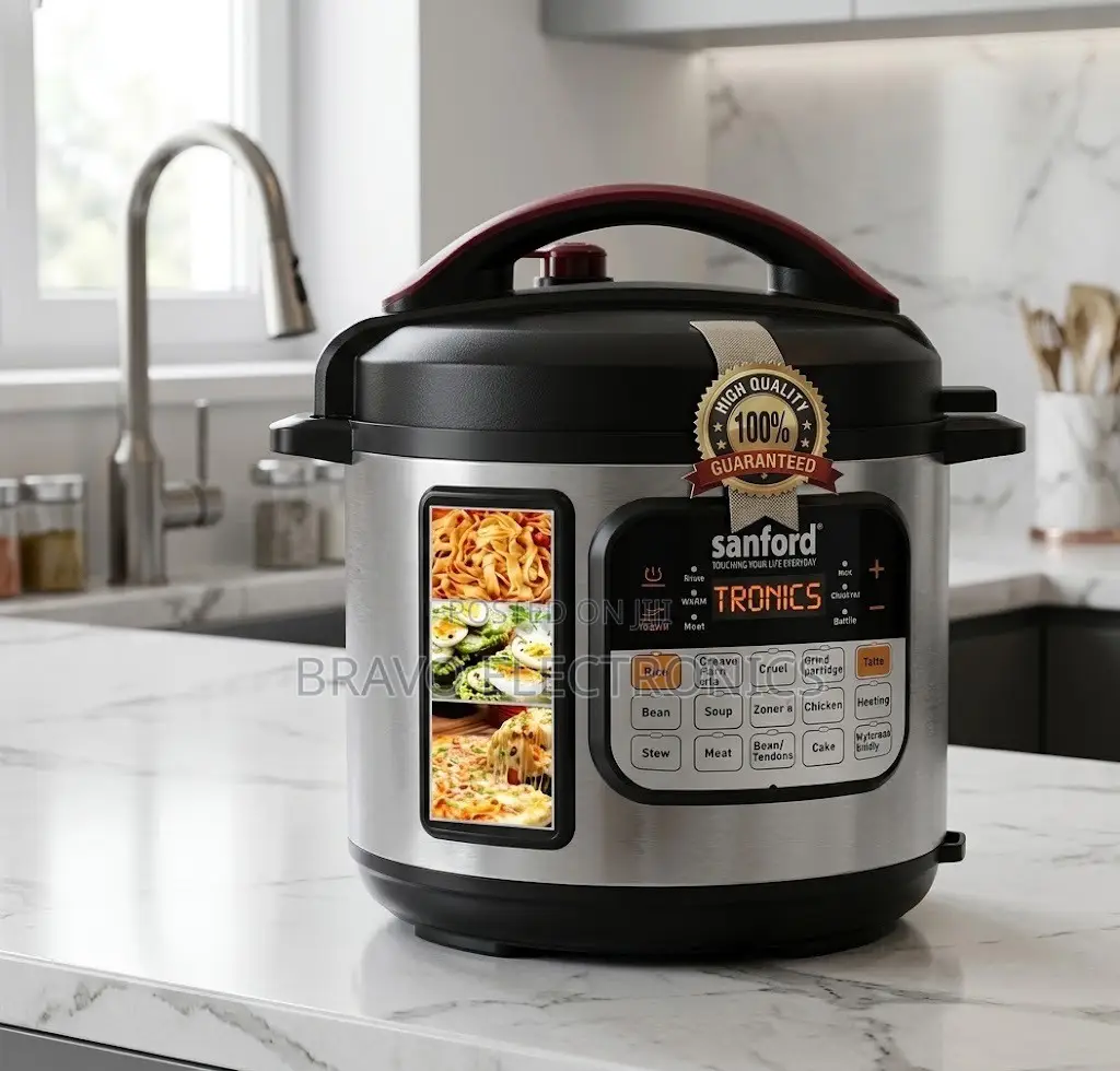  Sanford 12L Digital Pressure Cooker – Smart Multifunctional Cooker