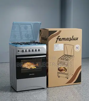 Femeslux 50×50 Freestanding Oven – 2 Gas + 2 Electric, Stainless Steel