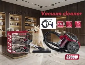 Sokany Vacuum Cleaner 3200W– 15L High-Capacity