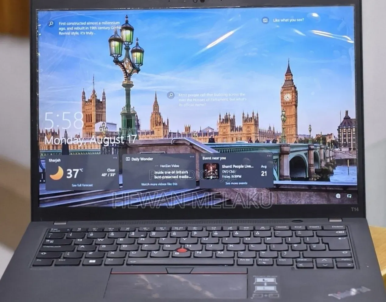 New Laptop Lenovo ThinkPad T14 16GB Intel Core i7 SSD 512GB