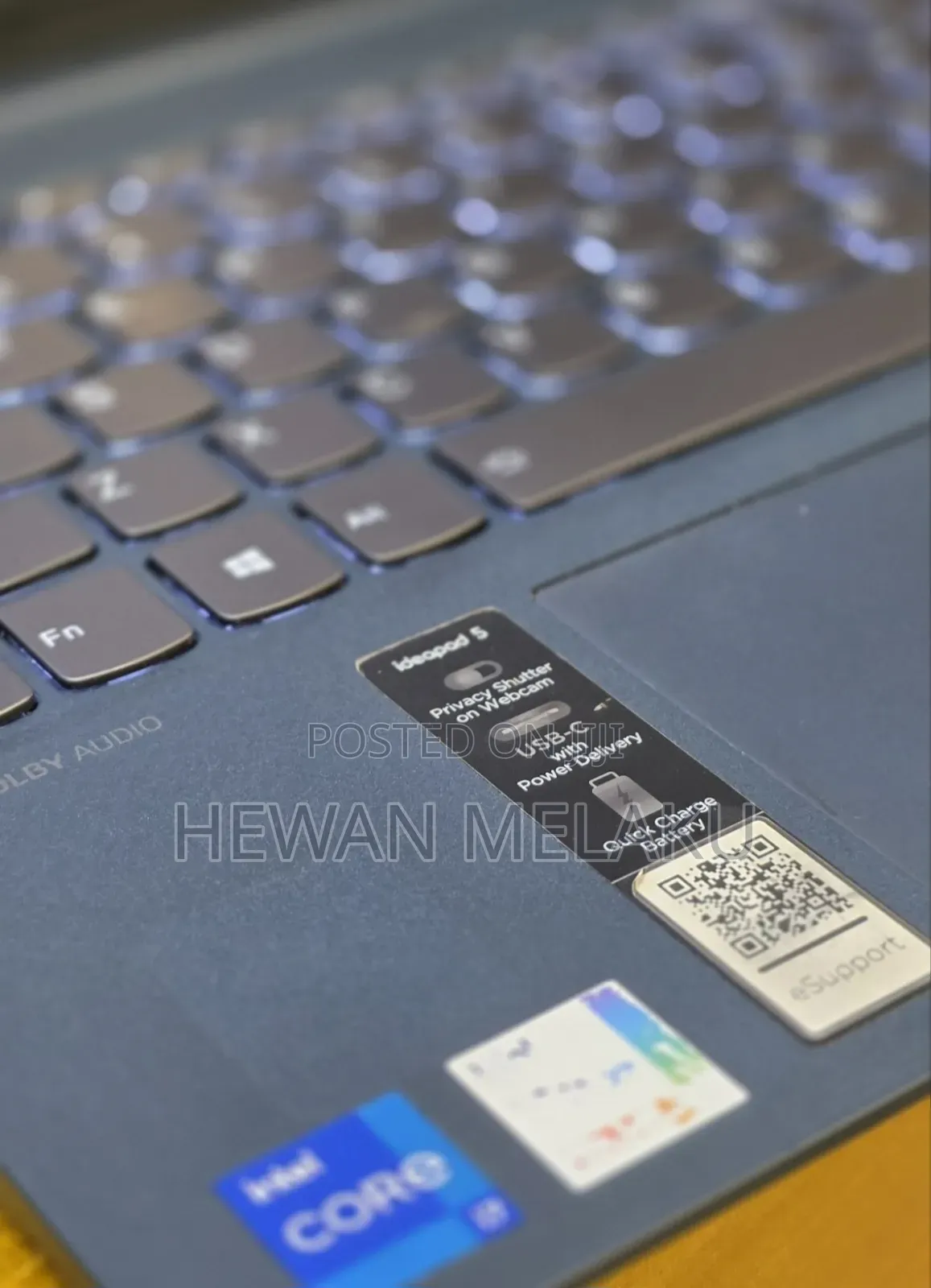 New Laptop Lenovo Ideapad 3 12GB Intel Core i7 SSD 512GB