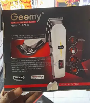 የፀጉር ማሽን Geemy GM-6008 Professional Hair Clipper — A Powerful Recharge