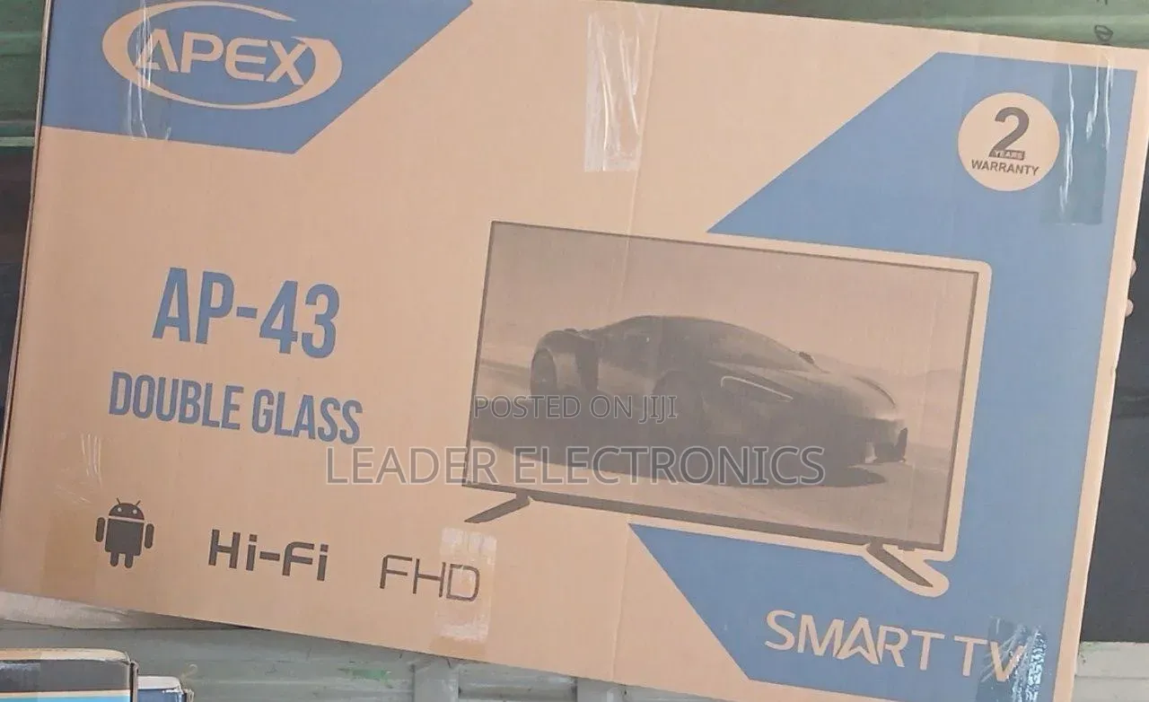 Apex TV 43" Smart Android TV – New 2026